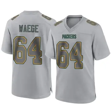 Youth Green Bay Packers Spencer Waege Gray Game Atmosphere Fashion Jersey By Nike