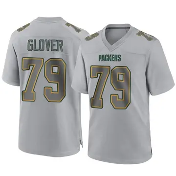 Youth Green Bay Packers Travis Glover Gray Game Atmosphere Fashion Jersey By Nike