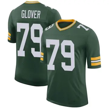 Youth Green Bay Packers Travis Glover Green Limited Classic Jersey By Nike