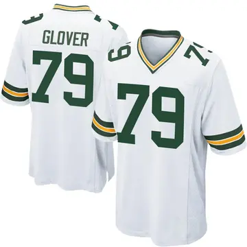 Youth Green Bay Packers Travis Glover White Game Jersey By Nike