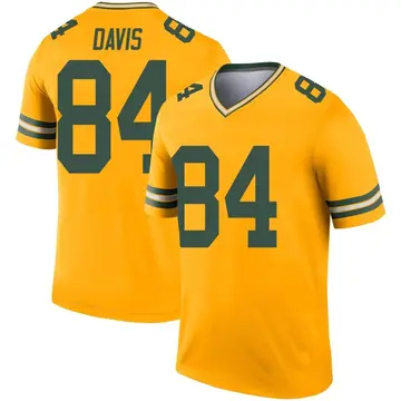 Youth Green Bay Packers Tyler Davis Gold Legend Inverted Jersey By Nike