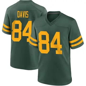 Youth Green Bay Packers Tyler Davis Green Game Alternate Jersey By Nike