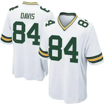 Youth Green Bay Packers Tyler Davis White Game Jersey By Nike