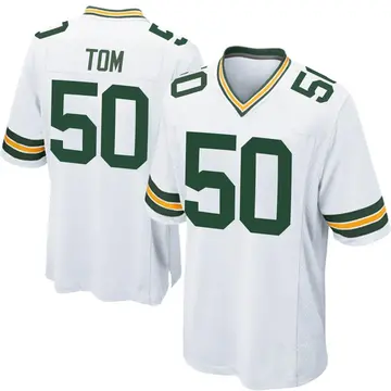 Packers #50 Zach Tom Nike Home Game Jersey Medium Fir Green